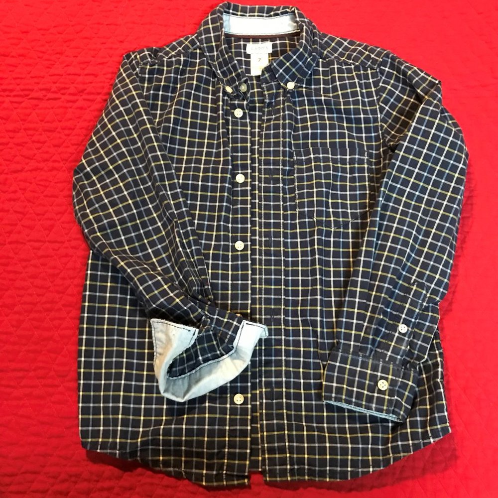 Carter's Boys Button Down Shirt (Size 7)